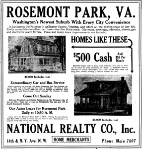 Washington Times Ad - July 22, 1922