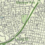1968 Metro Planning Map Excerpt