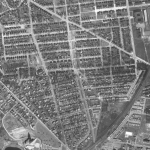 Rosemont aerial view, c. 1949