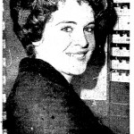 Clair Lamborne of 808 Junior Street votes at the Maury School, 1963